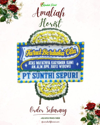 Papan Bunga Duka di 2 Ulu