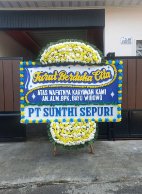 Papan Bunga Duka di 2 Ulu